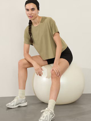 With Ease Crop Tee | Athleta