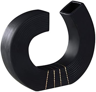 INGLENIX Black & White Modern Geometric Decorative Vases for Home Decor, Porcelain Vases Nordic M... | Amazon (US)