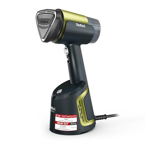 Tefal Aero Steam Dampfglätter – 1400W, Keramik-Bügelsohle, 20 g/Min. Dampf, 3 Modi & Turbo-Saugfunktion, 100 ml abnehmbarer Tank, schnelle faltenfreie Ergebnisse, für Kleidung & Textilien, Blau/Grün | Amazon (DE)