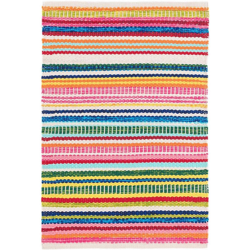 Bright Stripe Handwoven Indoor/Outdoor Rug | Annie Selke