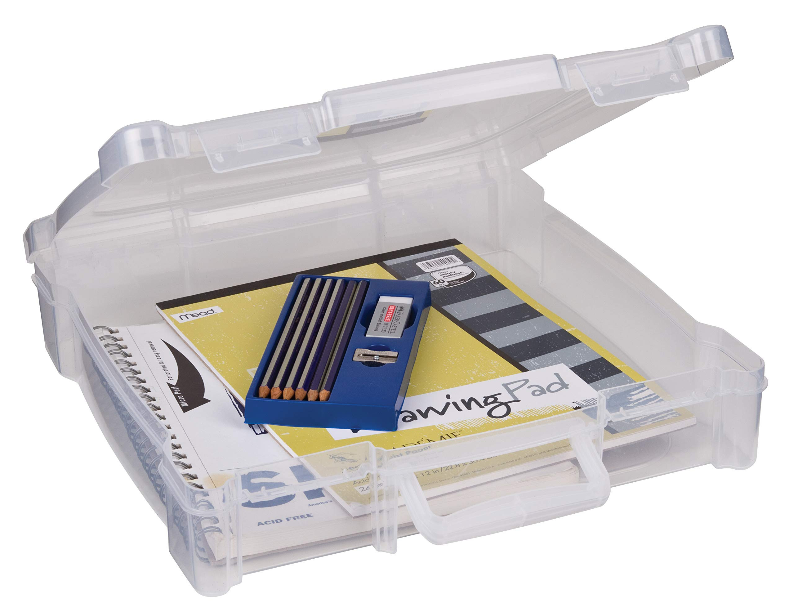 ArtBin 6913AB Portable Art & Craft Organizer with Handle, Holds Up to 12" x 12" Paper, [1] Plasti... | Amazon (US)
