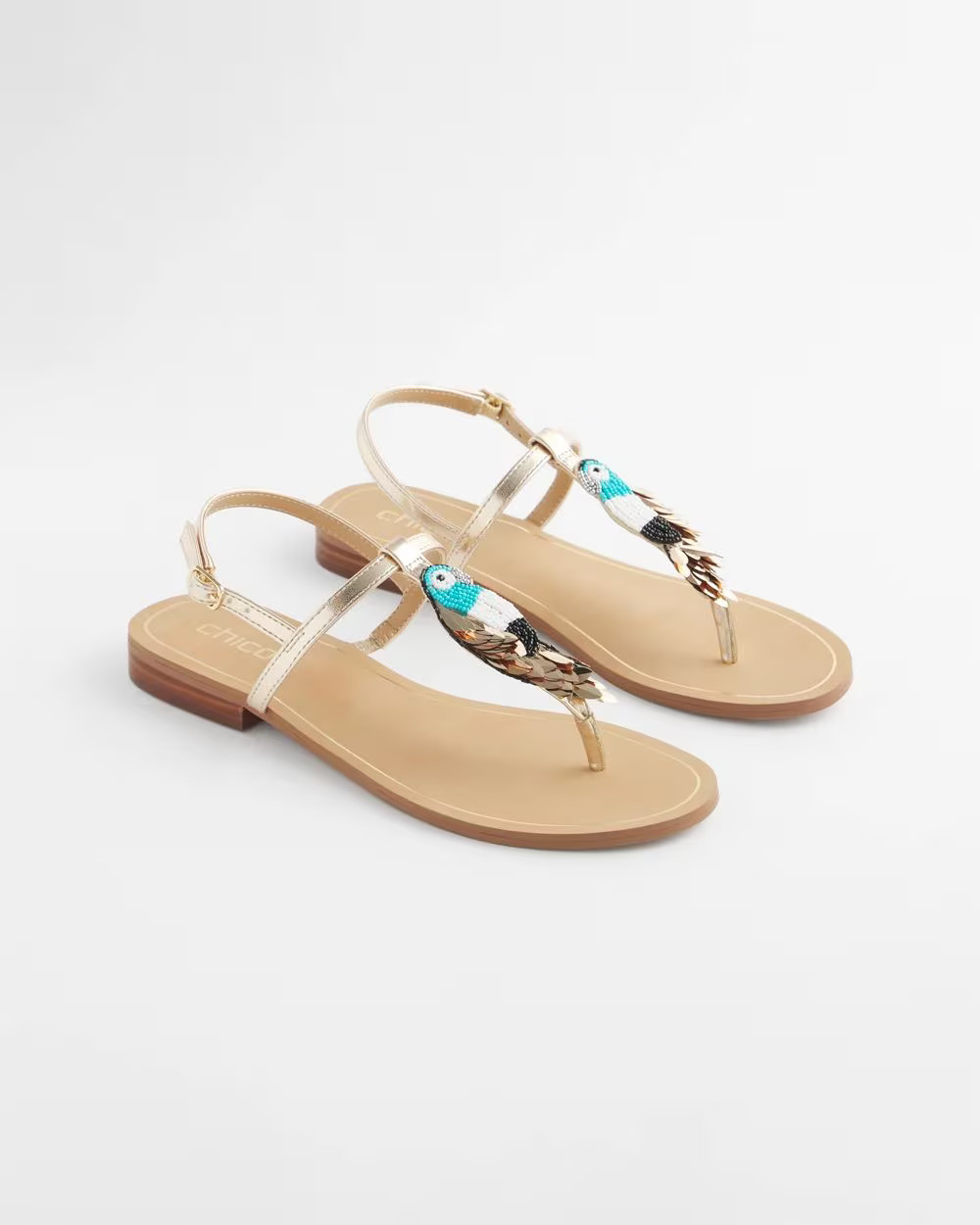 Beach Parrot T-Strap Sandals | Chico's