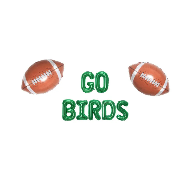 Go Birds Banner 16 Inches Philadelphias Eagles Go Eagles NFL Party Decor 2025 Super Bowl Football... | Etsy (US)