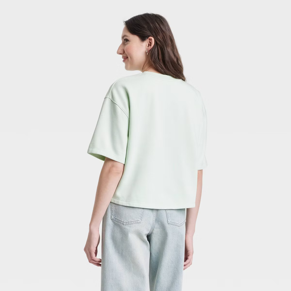 Women's Leisure Studio Short Sleeve Fleece Top - Universal Thread™ | Target