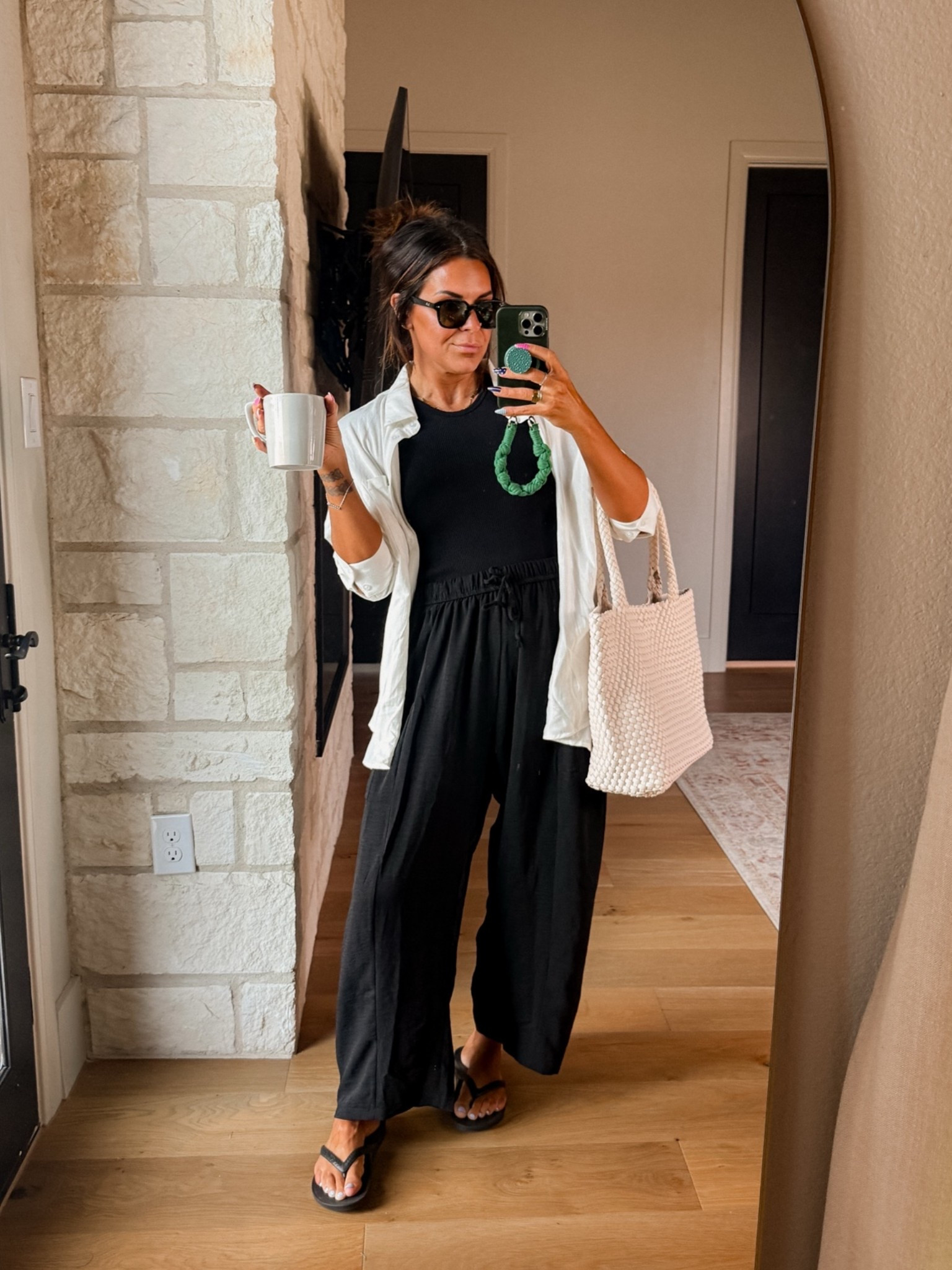 Pinterest look for my comfy car ride + basking in a tan 🤪
Tank: XL
Pants: XL
Top: XL
I

#LTKOver40 #LTKMidsize #LTKootd