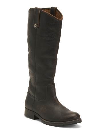 Leather Melissa Double Sole Tall Boots | TJ Maxx