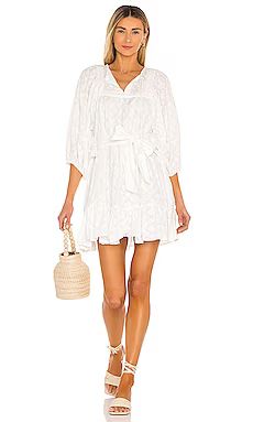 Cleobella Magdalena Mini Dress in Ivory from Revolve.com | Revolve Clothing (Global)