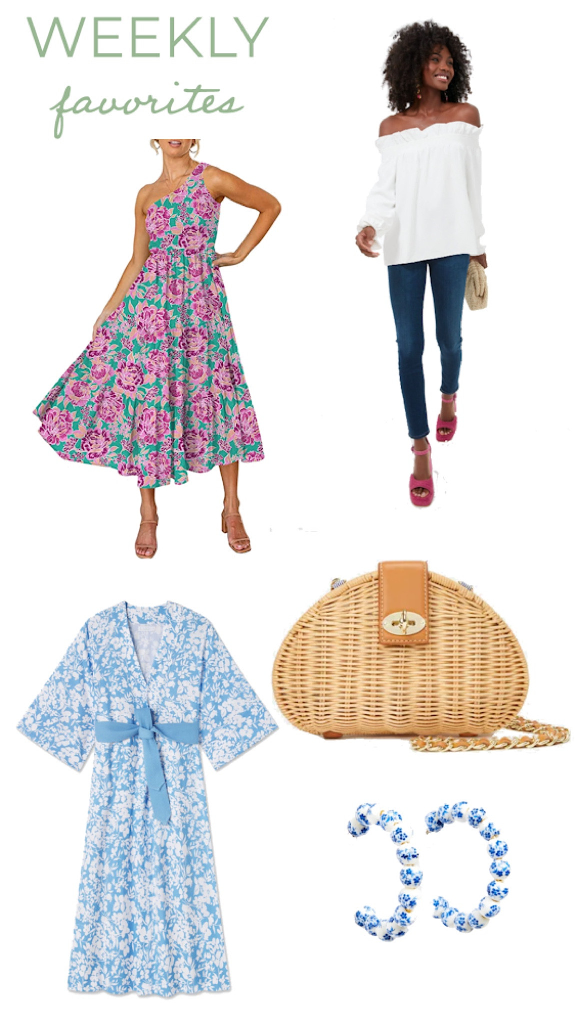 Weekly Favorites featuring an amazing wedding guest dress for
$40, a luxurious kimono, and more! 

#classicstyle #preppystyle #amazonfind #weddingguestdress #lakepajamas #tuckernuck #jmclaughlin 

#LTKwedding #LTKunder50 #LTKunder100