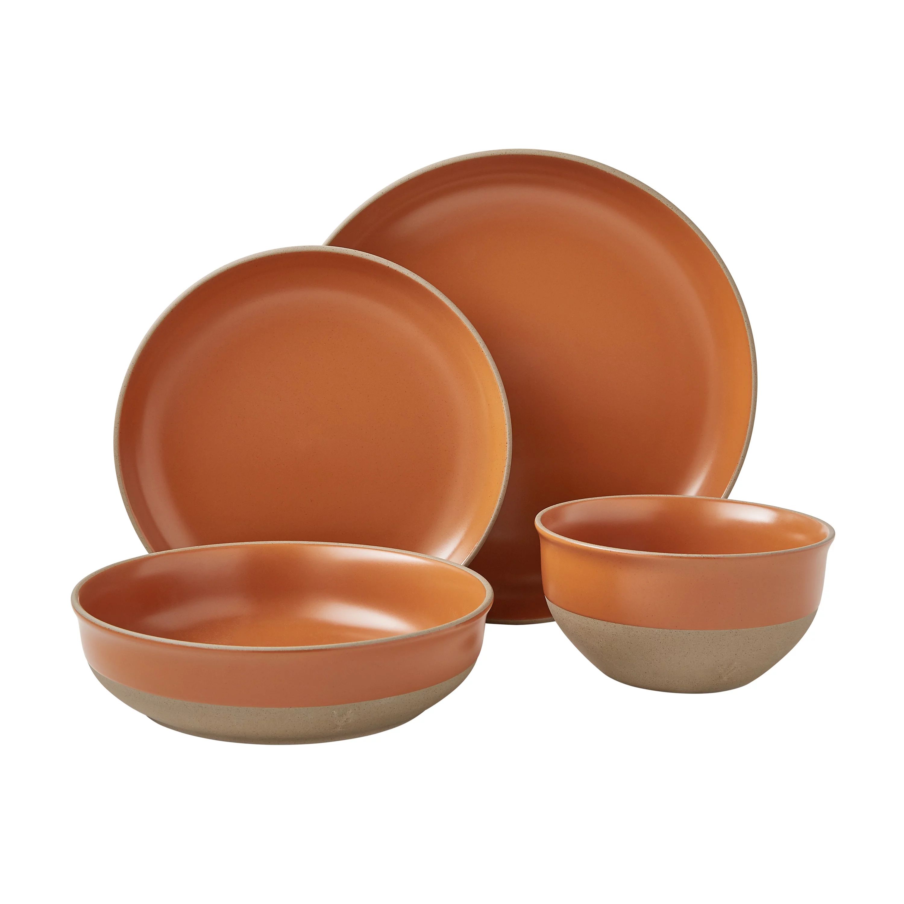 Better Homes & Gardens Copper Stoneware 16-Piece Dinnerware Set by Dave & Jenny Marrs - Walmart.c... | Walmart (US)