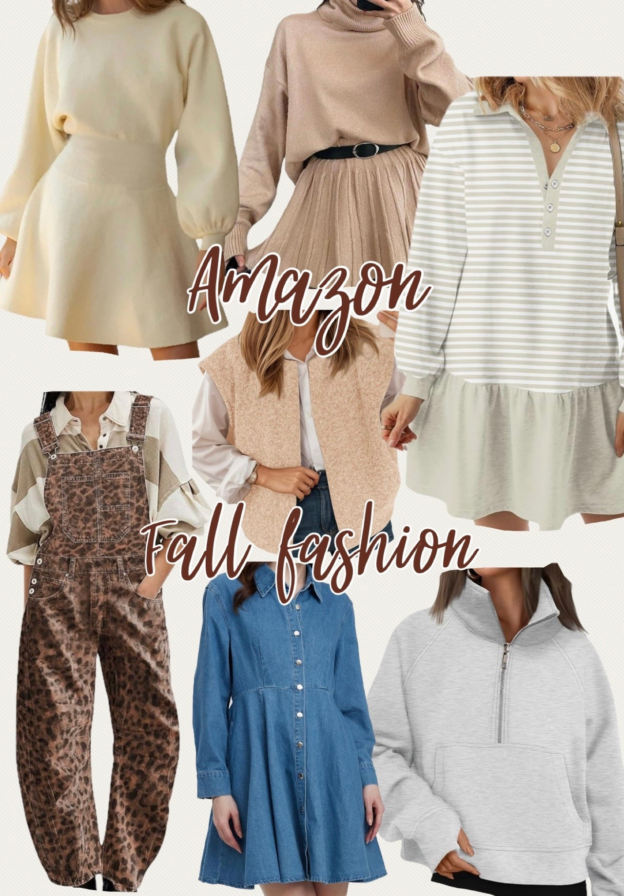 Amazon fall fashion! So many cute sweaters, dresses, overalls and more!!