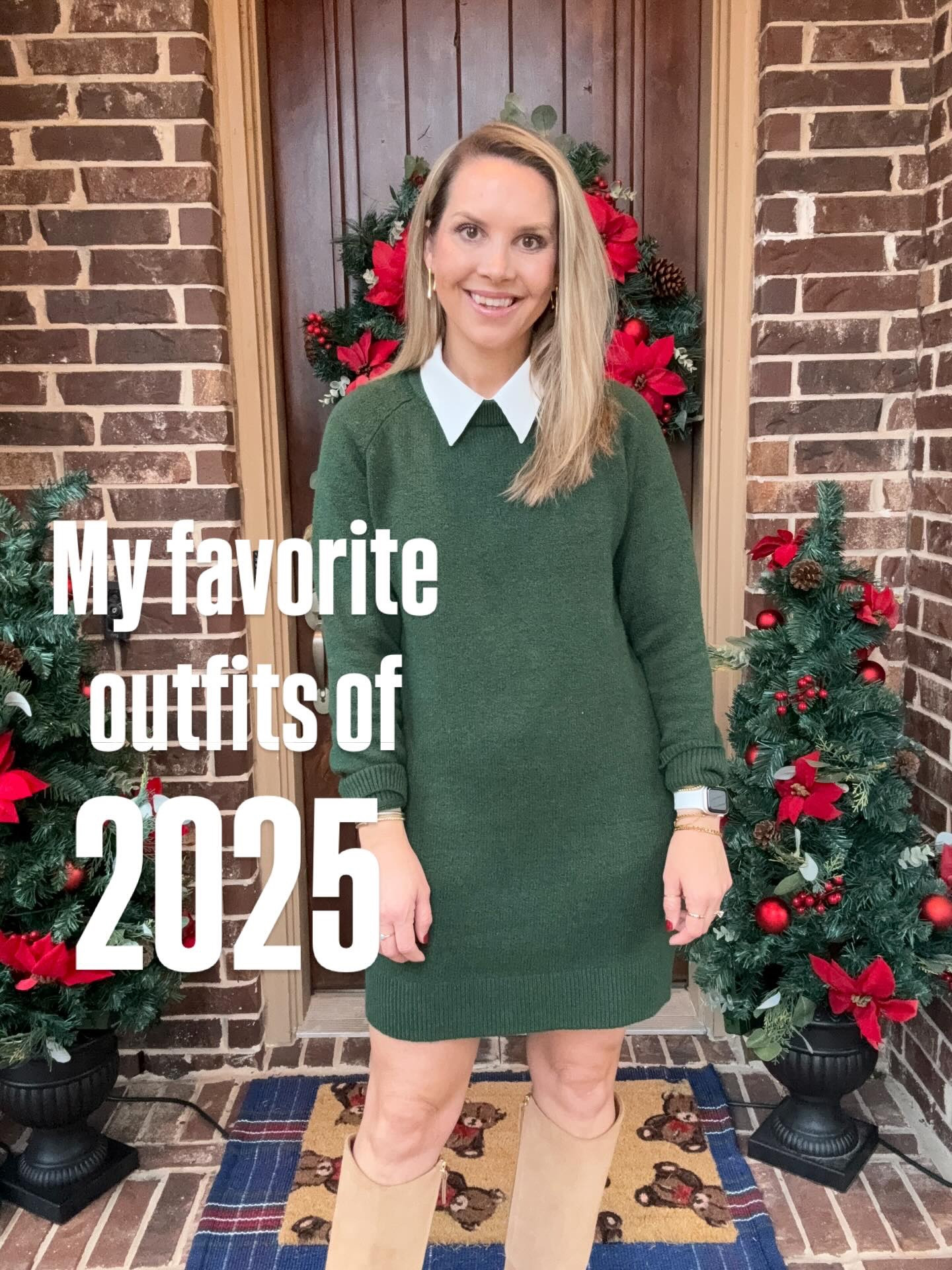 My favorite outfits of 2025.  Comment SHOP for details 🫶🏻

#over40fashion #workwearstyle #workingmomma #affordablestyles #styleonabudget