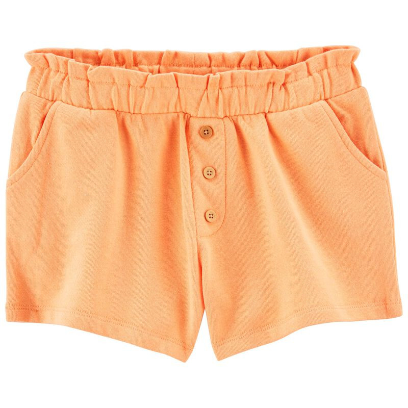 Kid Button Front French Terry Short | Carter's