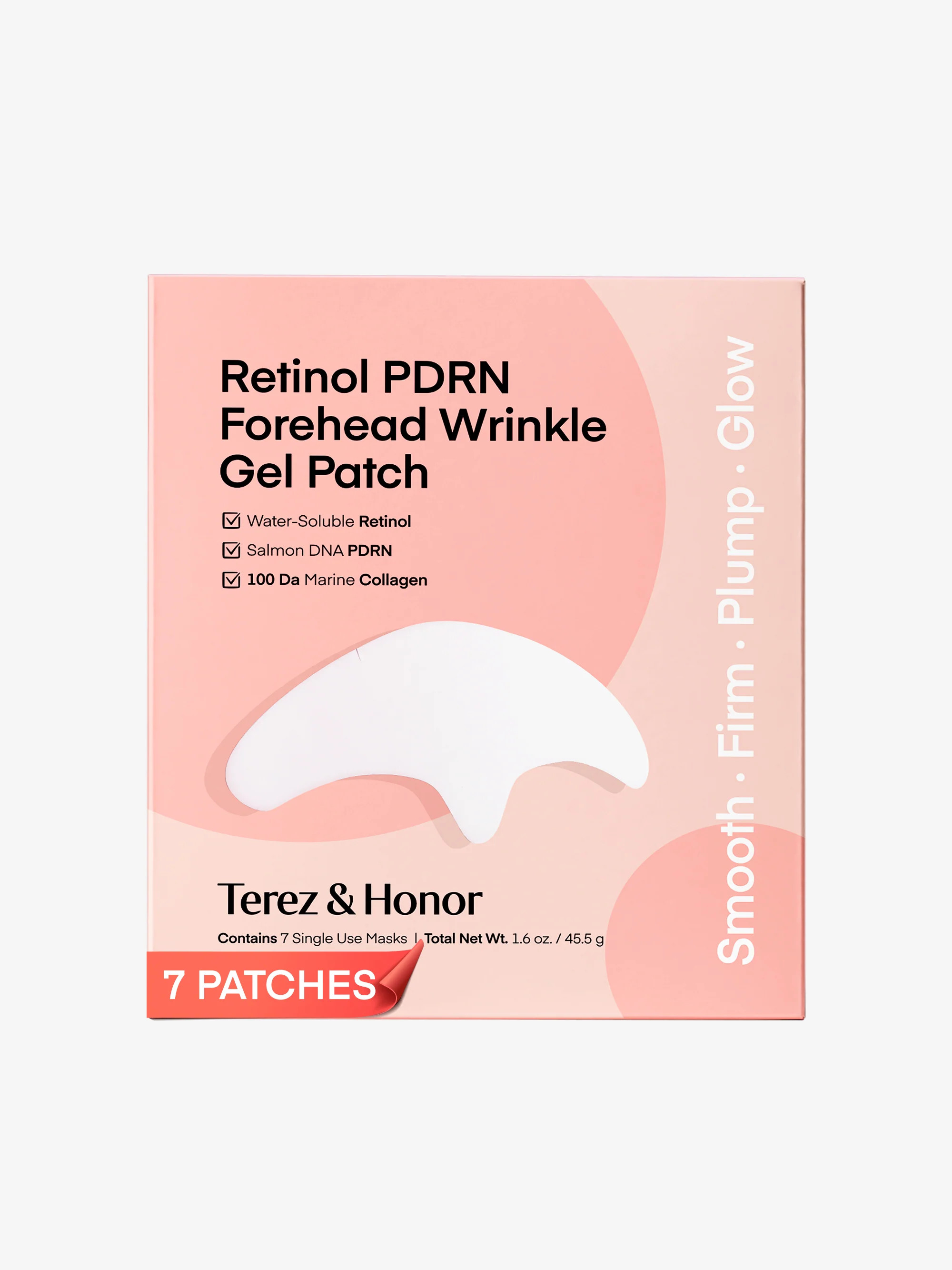 Retinol PDRN Forehead Wrinkle Patches - 7 Sheets | Terez & Honor