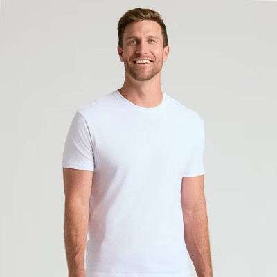 True Classic Men's Contemporary Fit Short Sleeve T-Shirt - White L | Target
