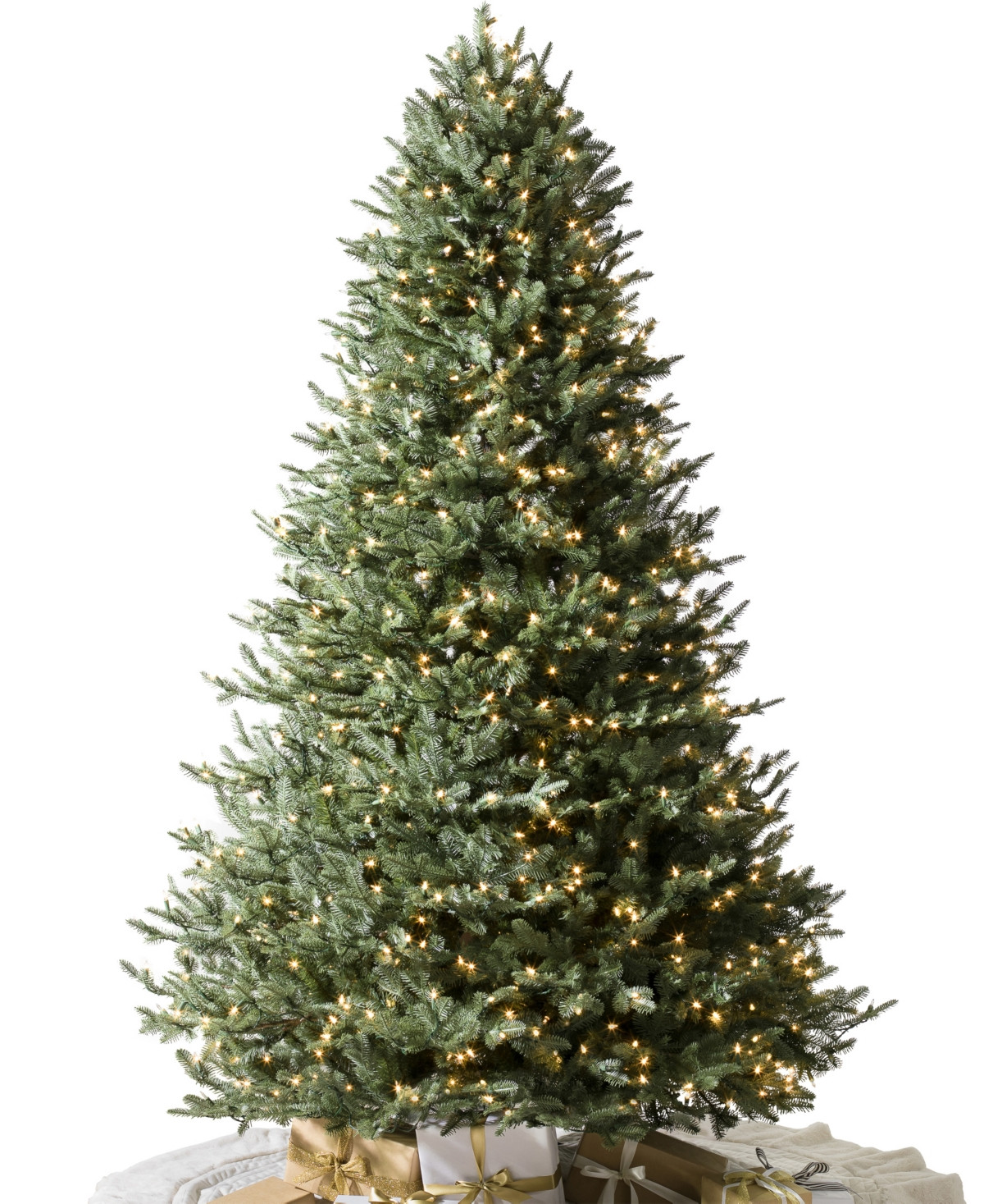 Balsam Hill 9' Pre-Lit Fir Ledc Artificial Christmas Tree - Green | Macy's