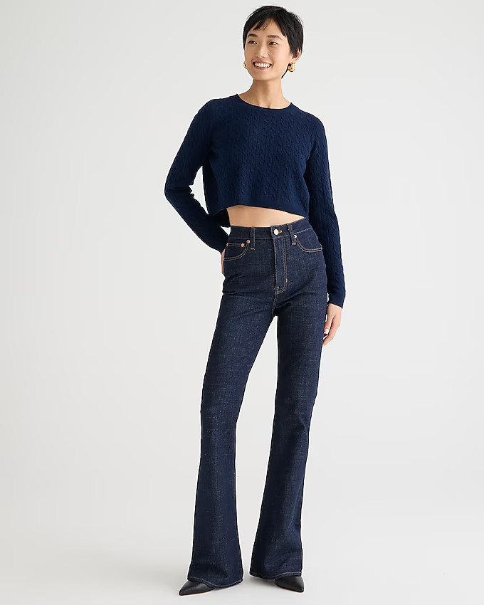 Skinny flare jean in Rinse wash | J. Crew US