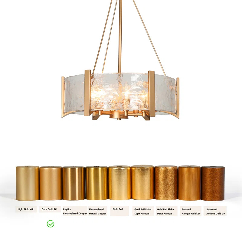 Hanshelmut 6 - Light Dimmable Drum Chandelier | Wayfair North America