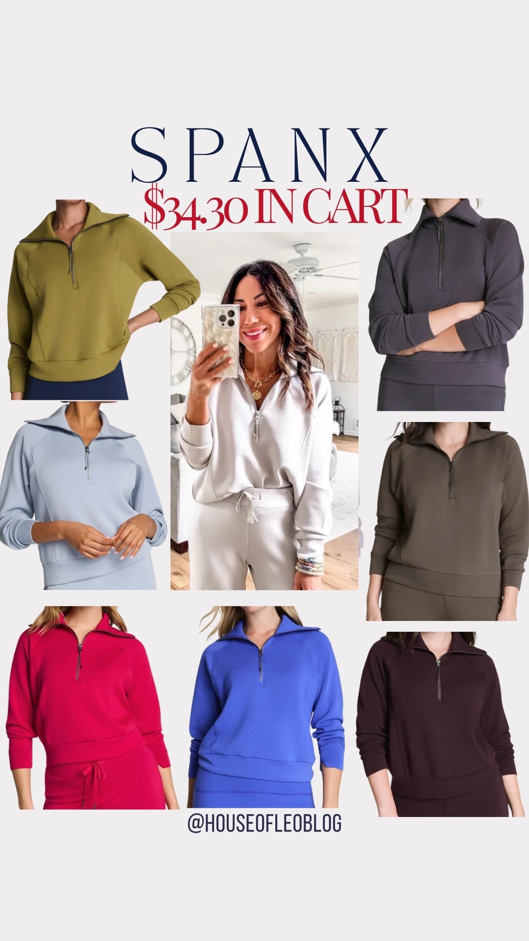 Wearing small sweatshirt. Extra 30% off in cart at Spanx

#LTKSaleAlert #LTKOver40