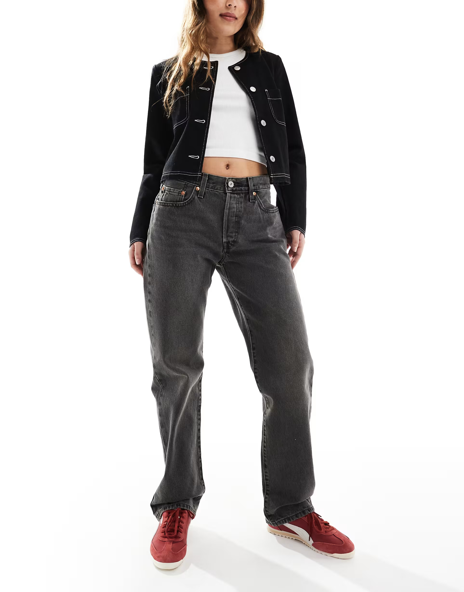 Levi's 501 90s jeans in washed black | ASOS | ASOS (Global)