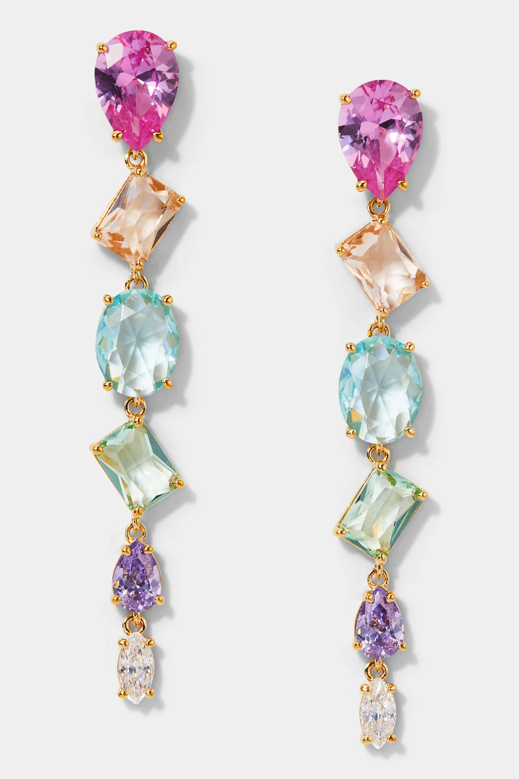 PALM SPRINGS MULTI LINEAR EARRINGS | NADRI