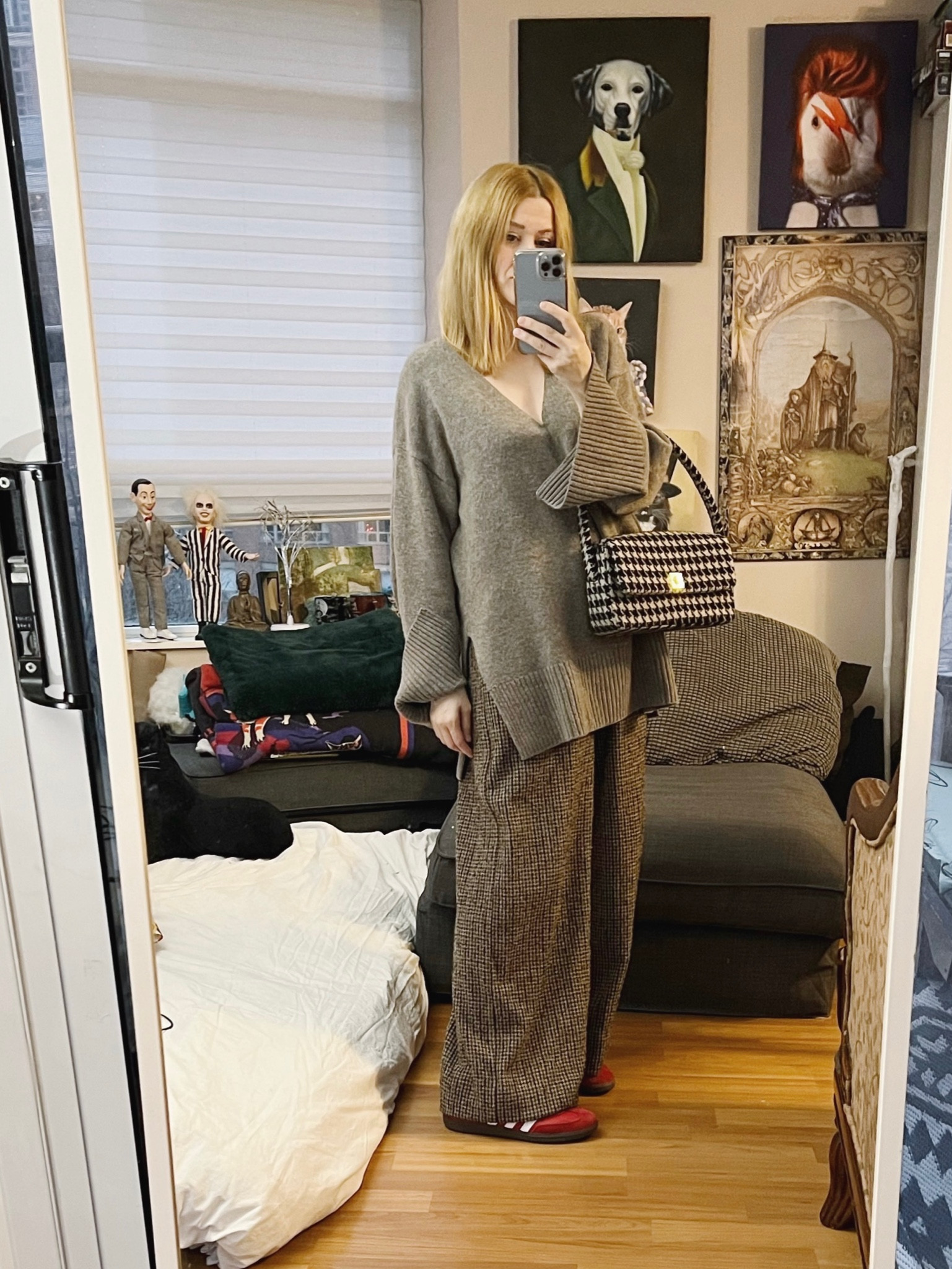 Oh look who managed to get dressed 20 minutes before the sun goes down 😬
 •
.  #winterLook  #StyleOver40  #redShoes    #secondhandFind #anineBing #FashionOver40  #raey #MumStyle #genX #genXStyle #genXInfluencer #etsyFind #adidasSamba #poshmarkFinds #secondhandDesigner #WhoWhatWearing #genXblogger  #Over40Style #40PlusStyle #Stylish40s #styleTip  #HighStreetFashion #StyleIdeas


#LTKSeasonal #LTKFind #LTKshoecrush