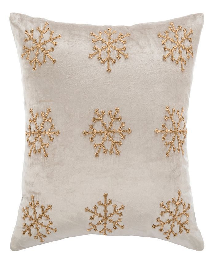 Safavieh Sydnee Snowflake Decorative Pillow, 20 | Macys (US)