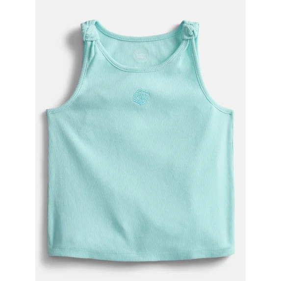 Wonder Nation Girls Knotted Tank Top, Sizes 4-10 | Walmart (US)