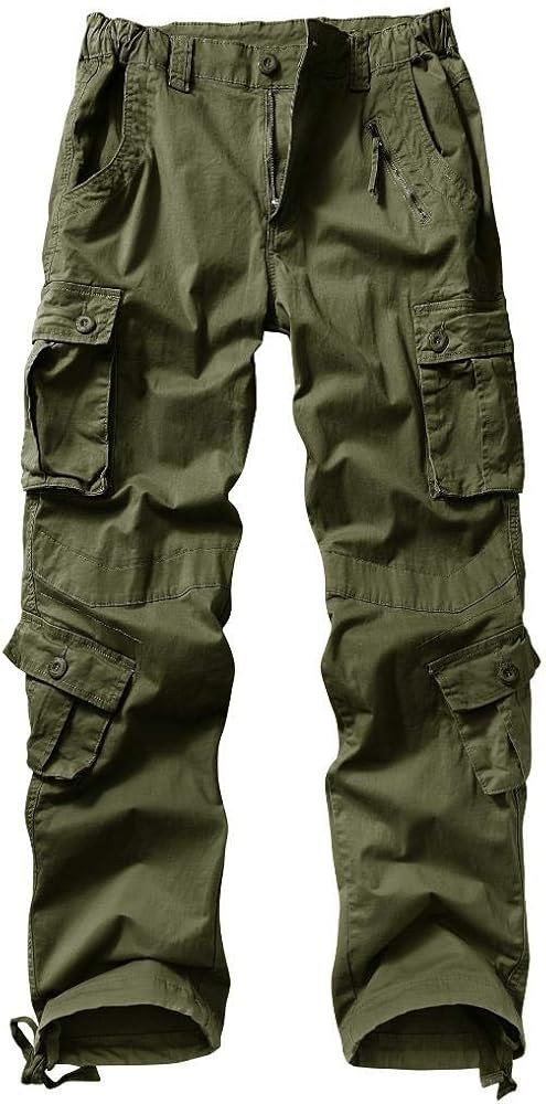 TRGPSG Women's Casual Combat Cargo Pants, Cotton Outdoor Camouflage Military Multi Pockets Work Pant | Amazon (US)