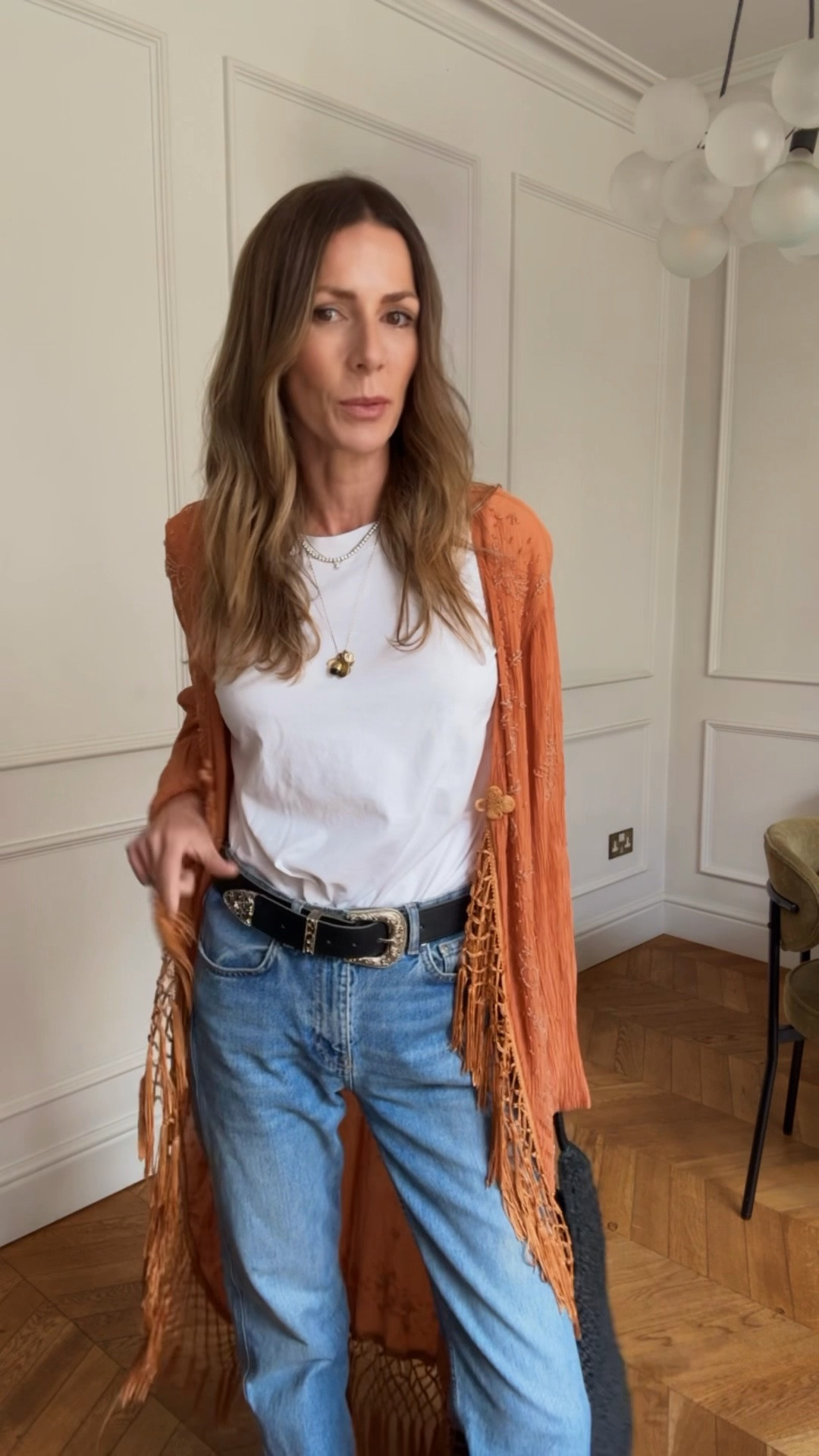 Jeans are back on…. My favourite go to white tee, and a boho kimono to keep that Summery feel.

#LTKuk #LTKsummer #LTKeurope