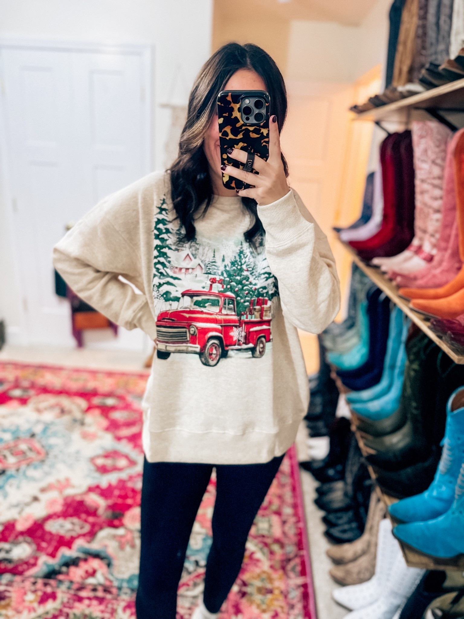 Walmart Christmas sweater sweatshirt - under $20 wearing a medium holiday finds 

#LTKHoliday #LTKStyleTip #LTKFindsUnder50