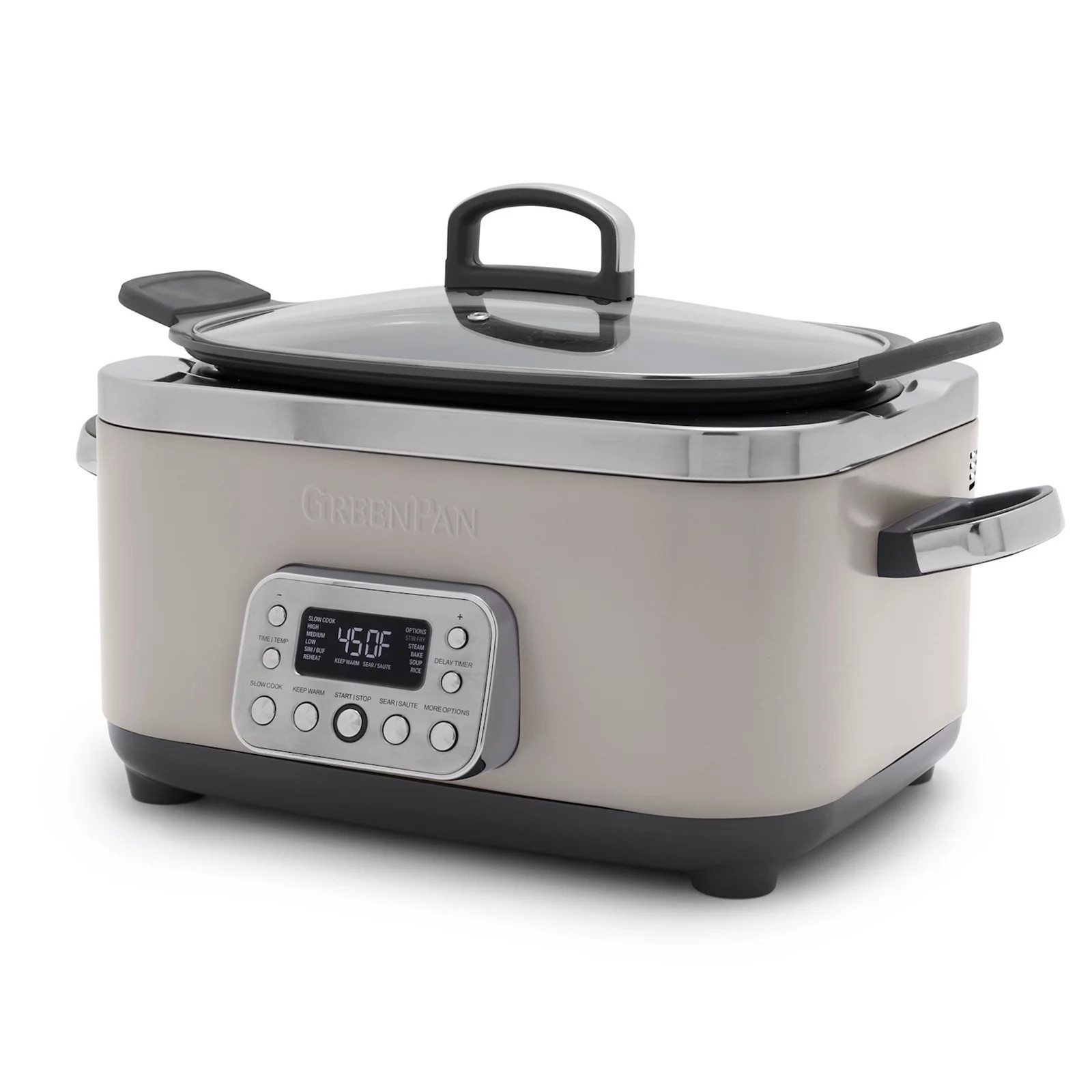 GreenPan Elite 6-qt. Ceramic Nonstick Slow Cooker, Light Gray | Kohl's