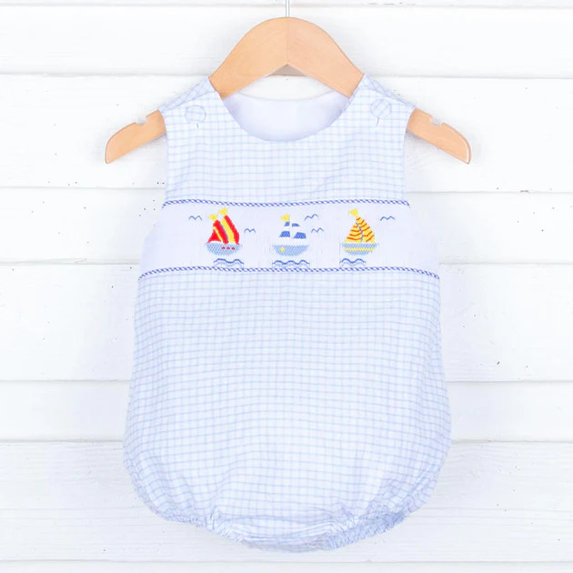 Sail On Blue Windowpane Sun Bubble | Classic Whimsy