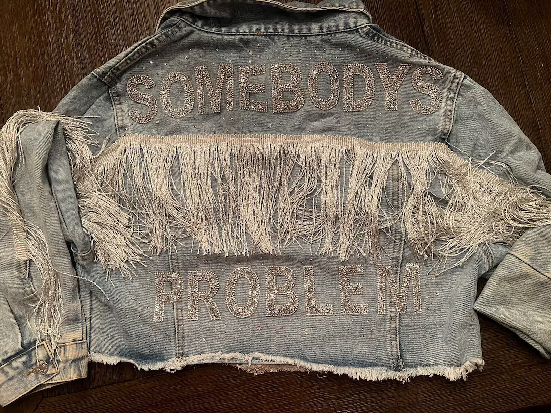 Morgan Wallen Concert Outfit, Somebodys Problem,fringe Jacket, Country Jacket, Bachelorette Outfi... | Etsy (US)