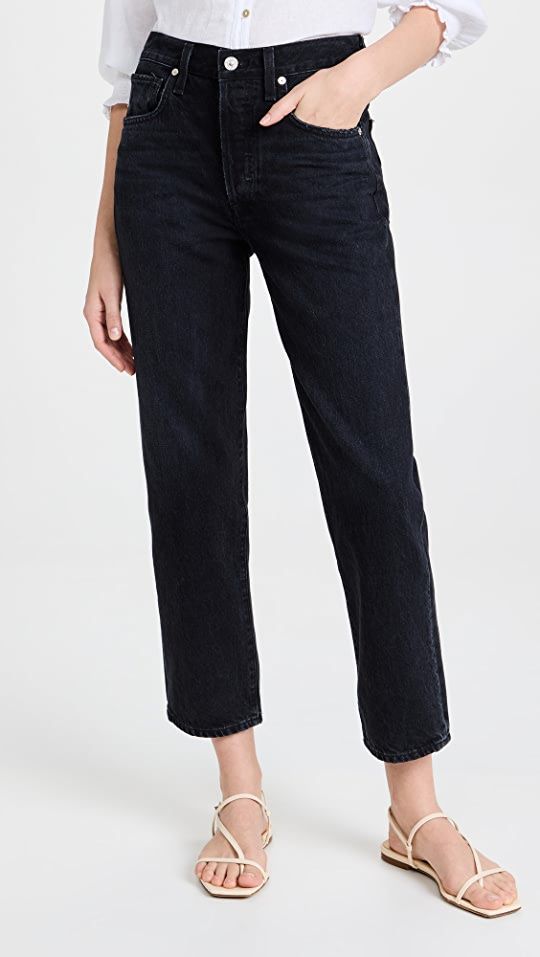 Citizens of Humanity Emery Crop Relaxed Straight Jeans | SHOPBOP | Shopbop
