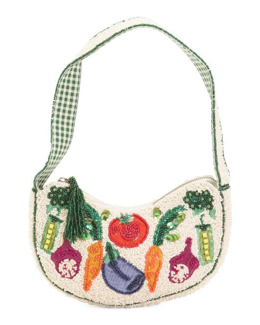Garden Beaded Shoulder Bag | TJ Maxx