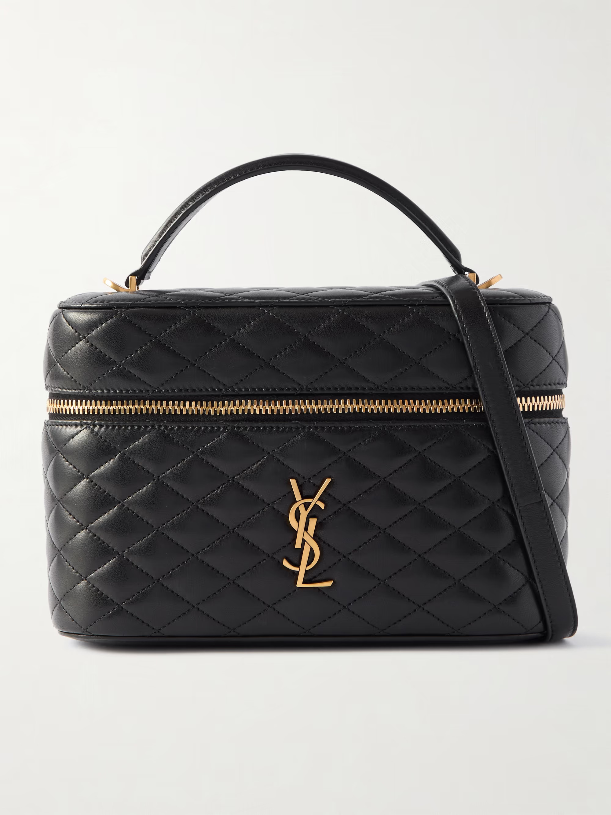 Gaby Vanity quilted leather shoulder bag - black - One Size | NET-A-PORTER (UK & EU)