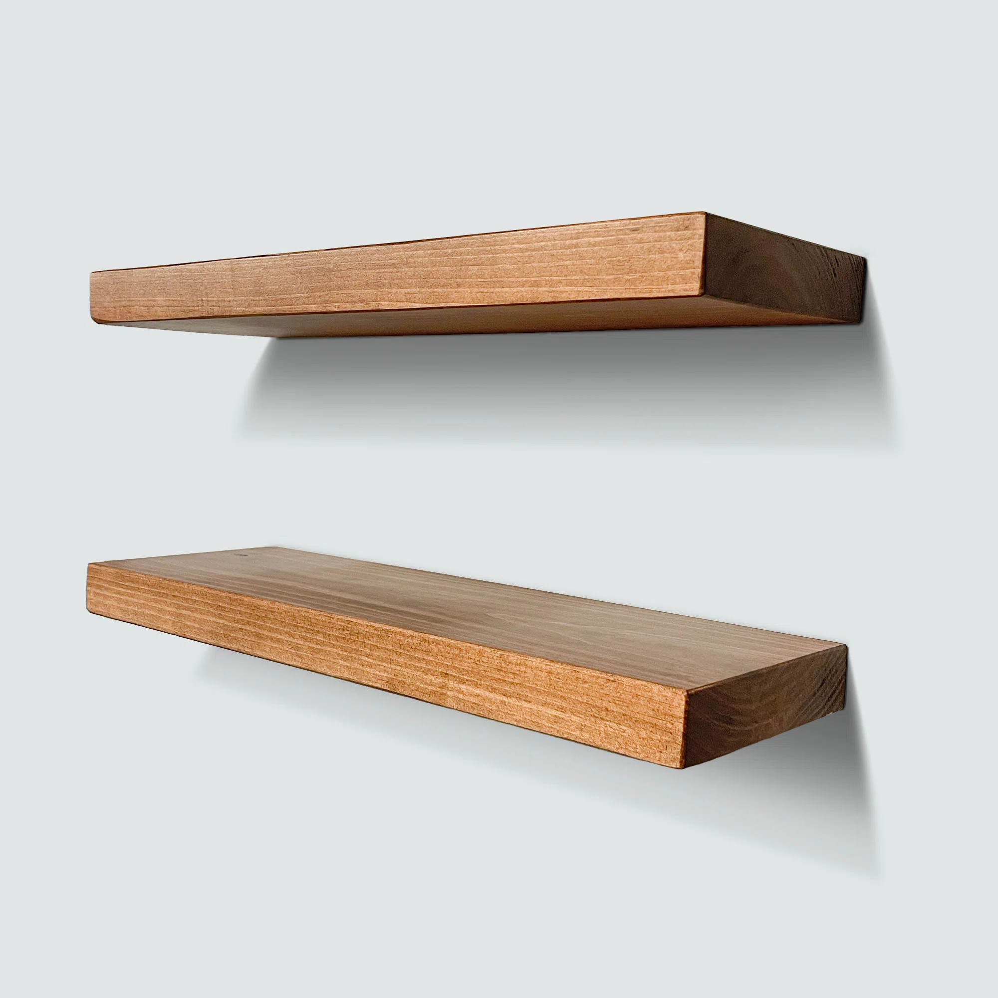 Haby Rustic Floating Shelves (Set of 2) | Wayfair North America