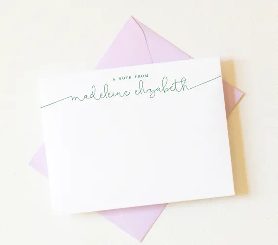 Personalized Stationery | Script Personalized Stationary | Stationary Personalized | Personalized... | Etsy (US)