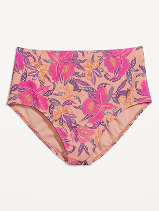 High-Waisted Classic Bikini Swim Bottoms for Women | Old Navy (US)