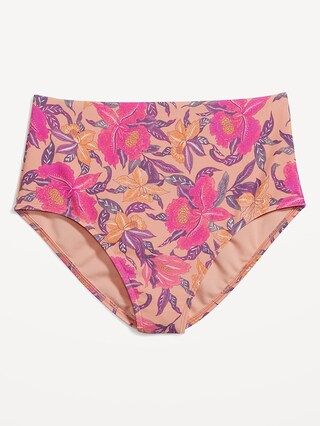 High-Waisted Classic Bikini Swim Bottoms for Women | Old Navy (US)