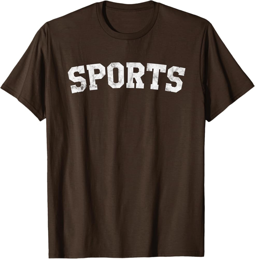 Sports | Funny School T-Shirt T-Shirt | Amazon (US)