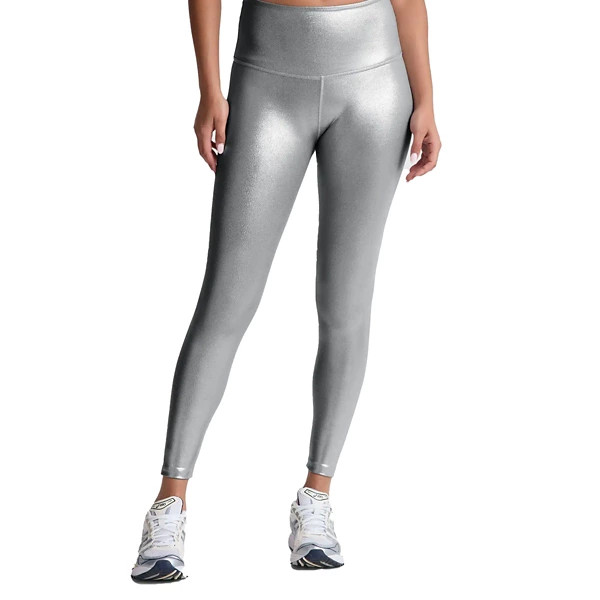 Women's Beyond Yoga High Waisted Midi Leggings XSmall Liquid Silver | Scheels