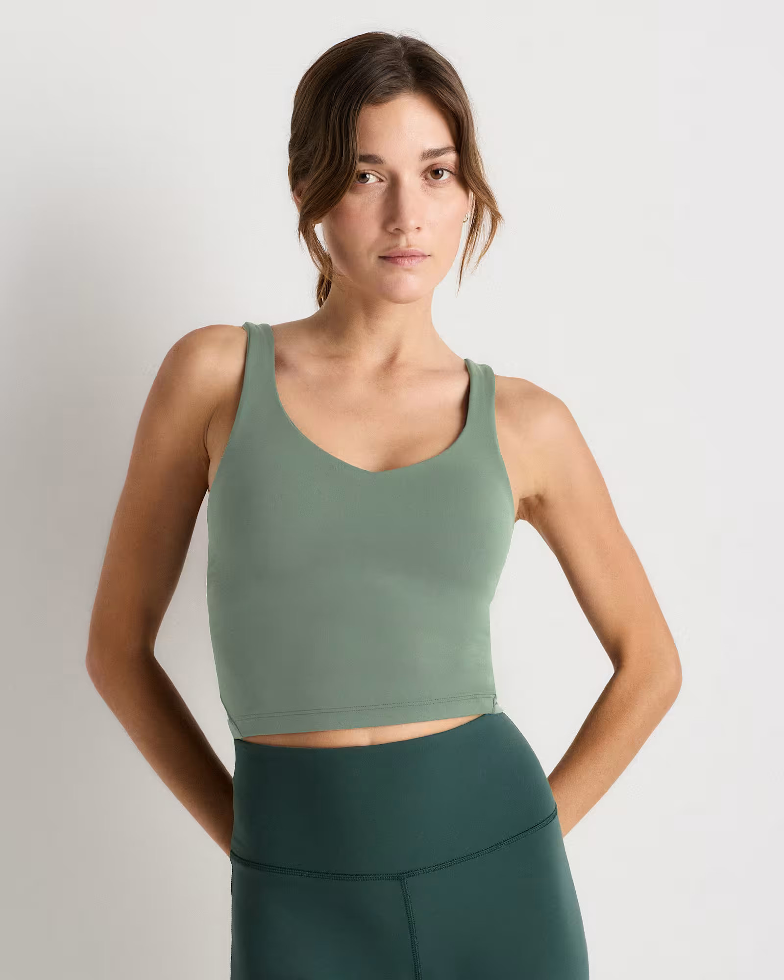 Ultra-Form V-Neck Cropped Tank | Quince