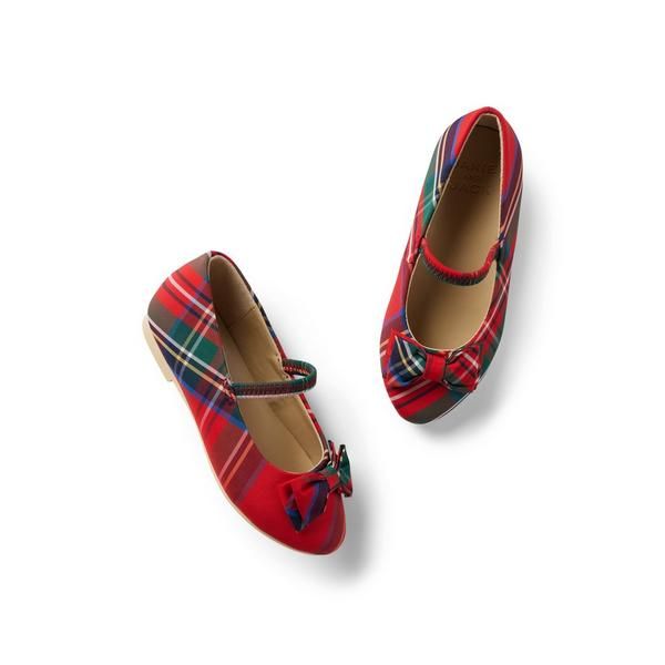 Plaid Bow Ballet Flat | Janie and Jack