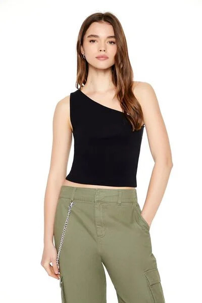 One-Shoulder Crop Top | Forever 21