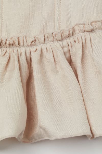 Linen-blend corset top | H&M (UK, MY, IN, SG, PH, TW, HK)