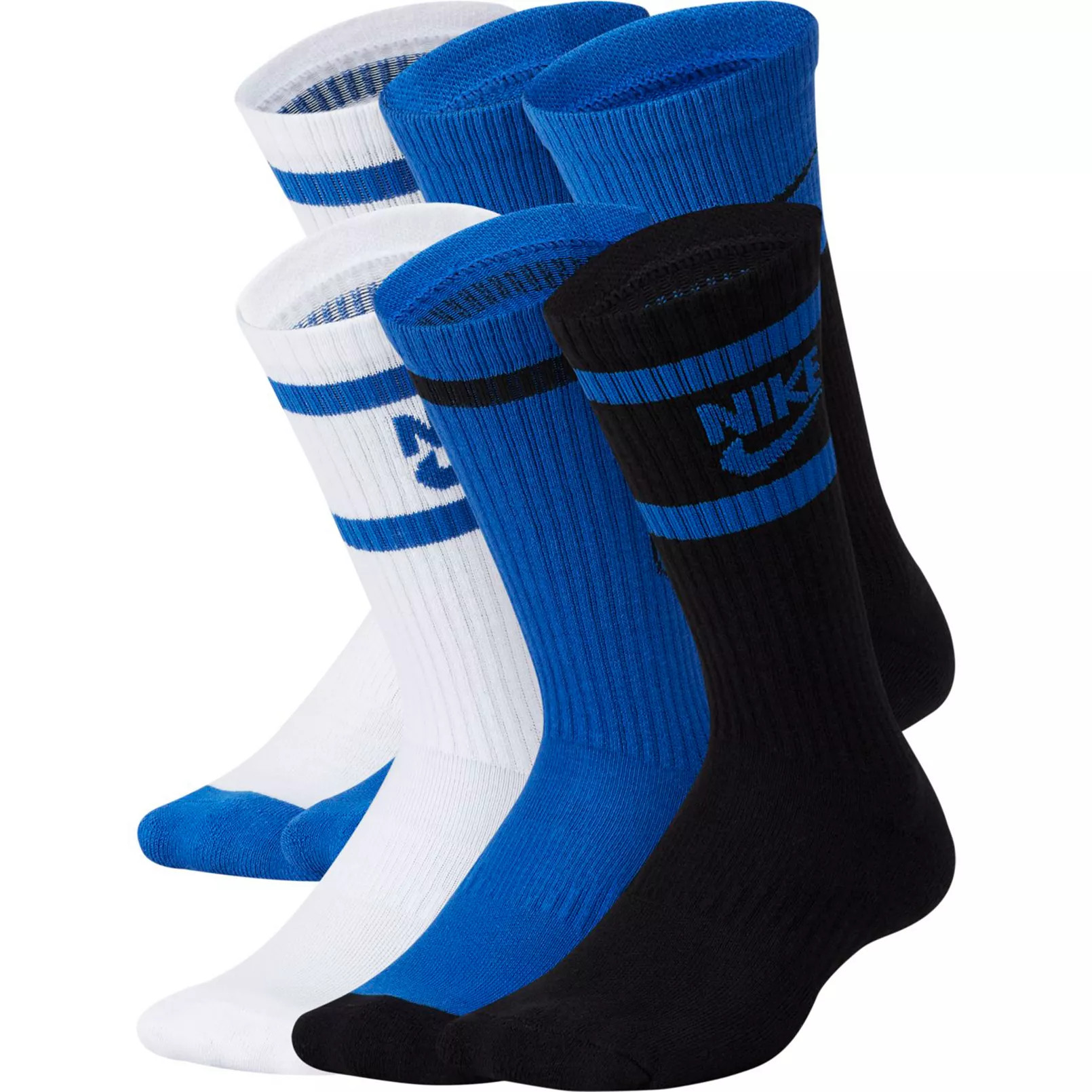 Kids Nike 6-Pack Everyday Cushioned Dri-FIT Crew Socks | Kohl's