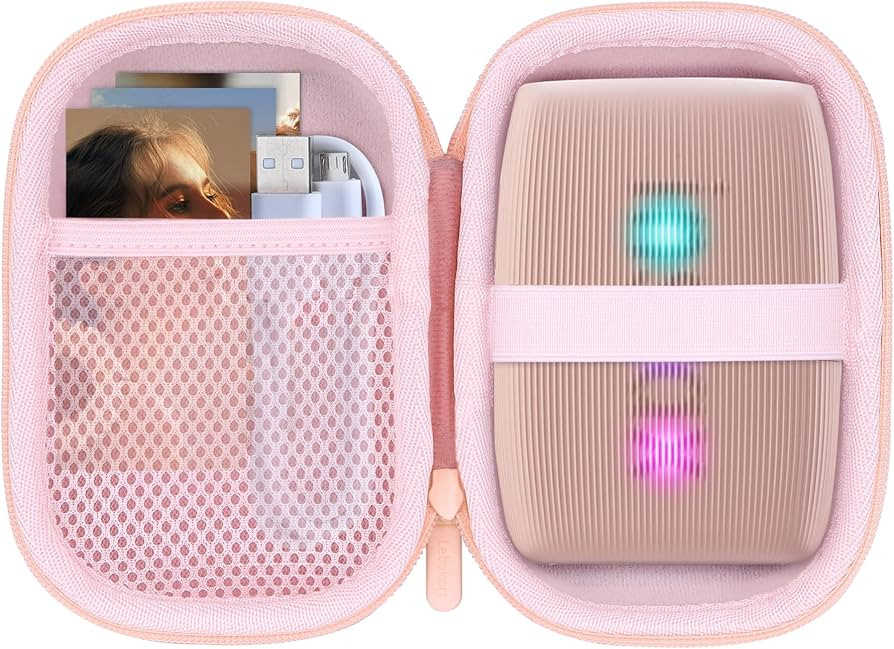Lebakort Storage Case Compatible with Fujifilm Instax Mini Link 3 2 1 Smartphone Printer (Rose Pi... | Amazon (US)