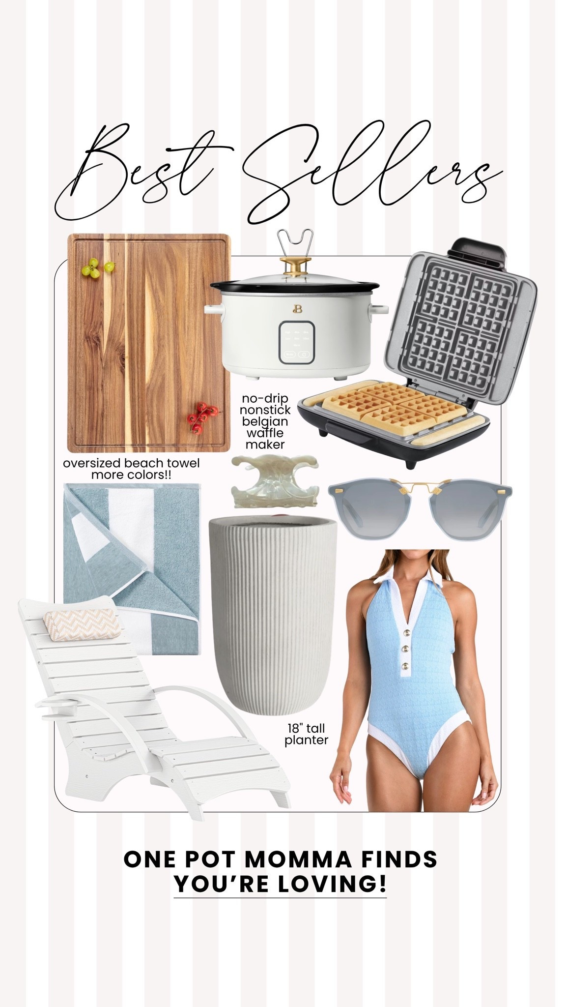 One pot momma finds you’re loving lately!

#bestsellers #patio #swimwear #outdoor #krewe #kitchen #amazonpatio #walmart #target #amazon #kitchengadgets

#LTKfoodie #LTKSeasonal #LTKHome