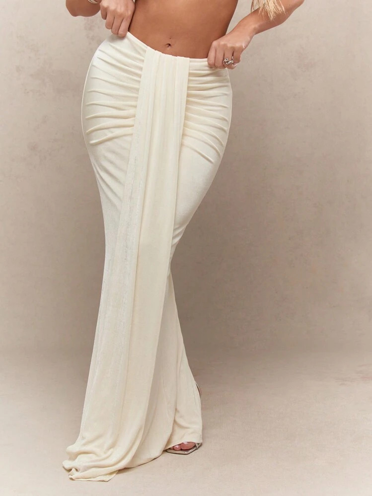 MISSGUIDED Ruched Waist Maxi Skirt4.96(26) | SHEIN